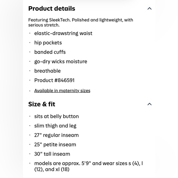 SET OF 3 Old Navy High-Waisted SleekTech Joggers, Size Medium - Picture 7 of 8